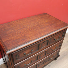 Load image into Gallery viewer, x SOLD Antique French Chest of Drawers, 3 Drawer Hall Cabinet Living Room Cabinet Chest B10683
