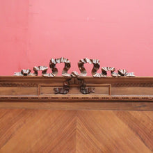 Load image into Gallery viewer, x SOLD Antique French Walnut Bed, French Walnut Double Bed including Slats, DOUBLE B10835
