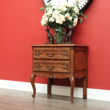 Load image into Gallery viewer, x SOLD Vintage French Chest of Drawers, French 2 Drawer Hall Cabinet Bedside Lamp Table B10461
