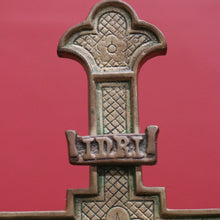Load image into Gallery viewer, x SOLD Vintage Brass Crucifix, Free Standing Cross, Jesus on Cross, Home Worship Cross B10897
