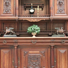 Load image into Gallery viewer, x SOLD Antique Sideboard, French Walnut Sideboard, Buffet Cabinet Cupboard with Drawers B10852
