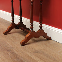 Load image into Gallery viewer, x SOLD Antique French Mahogany Sewing Table, Bedside Table, Lamp, Side Table, Lift Lid B10687
