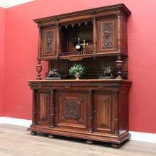Load image into Gallery viewer, x SOLD Antique Sideboard, French Walnut Sideboard, Buffet Cabinet Cupboard with Drawers B10852
