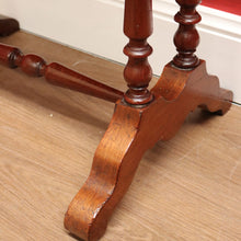 Load image into Gallery viewer, x SOLD Antique French Mahogany Sewing Table, Bedside Table, Lamp, Side Table, Lift Lid B10687
