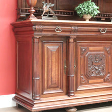 Load image into Gallery viewer, x SOLD Antique Sideboard, French Walnut Sideboard, Buffet Cabinet Cupboard with Drawers B10852
