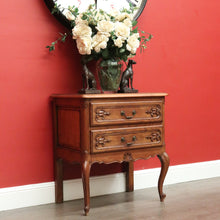 Load image into Gallery viewer, x SOLD Vintage French Chest of Drawers, French 2 Drawer Hall Cabinet Bedside Lamp Table B10461
