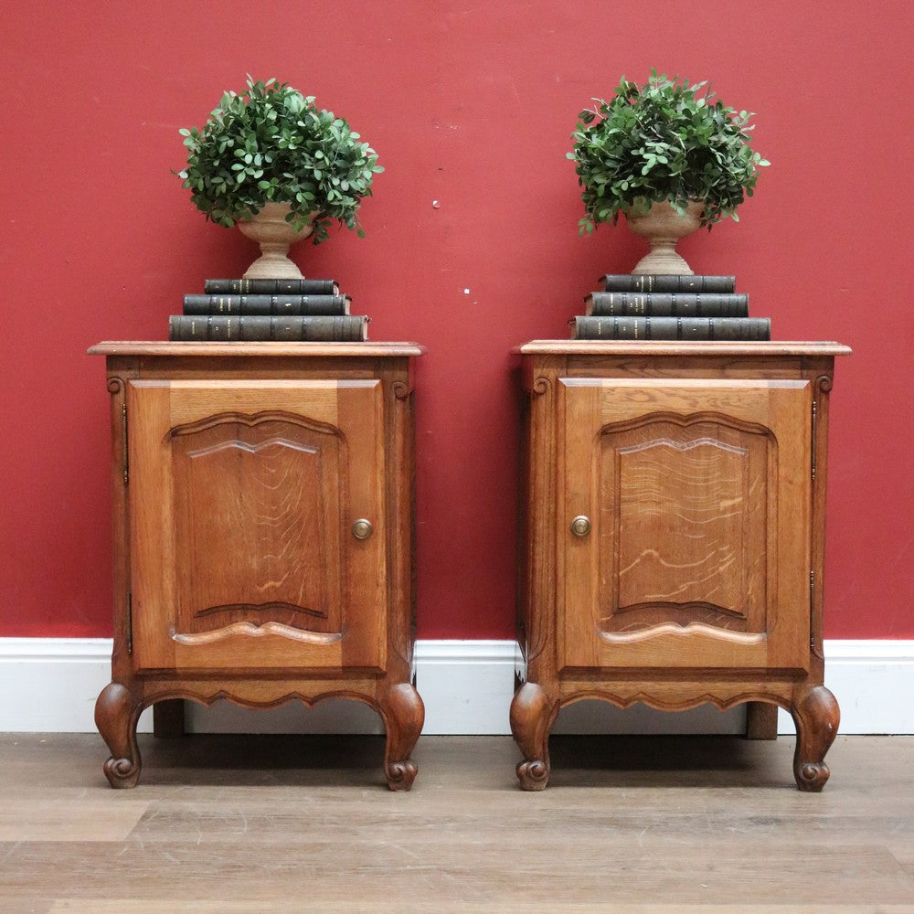 x SOLD Pair of Vintage Lamp Cabinets, pair of Bedside Table, Lamp tables Hall Cabinets. B10957