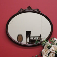 Load image into Gallery viewer, Vintage Australia Cedar Wall Mirror, Hall Mirror, Vanity Bathroom Mirror B10315
