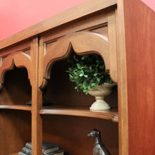 Load image into Gallery viewer, x SOLD Vintage Van Treight, Drexel Bookcase Cabinet, Gothic Style Display Open Cupboard. B10290
