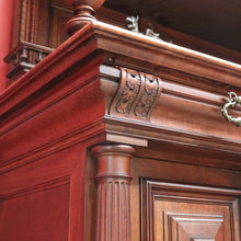 Load image into Gallery viewer, x SOLD Antique Sideboard, French Walnut Sideboard, Buffet Cabinet Cupboard with Drawers B10852
