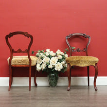 Load image into Gallery viewer, x SOLD Pair of Vintage Chairs, Hall Chairs, Dining Kitchen Chairs, Side Chairs B10312

