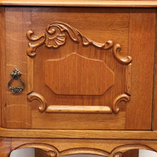Load image into Gallery viewer, x SOLD Pair of Vintage Bedside Tables, French Lamp Tables, Pair of Oak Hall Cabinets B10907
