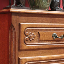 Load image into Gallery viewer, x SOLD Vintage French Chest of Drawers, Lingerie Chest, Hall Cupboard, Oak Tall Boy B10953
