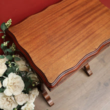 Load image into Gallery viewer, x SOLD Antique French Mahogany Sewing Table, Bedside Table, Lamp, Side Table, Lift Lid B10687
