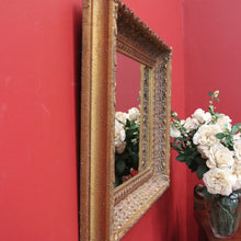 Load image into Gallery viewer, Gilt Frame Rectangular Early Mirror, Landscape or Portrait Hanging Wall Mirror B11000
