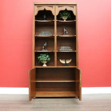 Load image into Gallery viewer, x SOLD Vintage Van Treight, Drexel Bookcase Cabinet, Gothic Style Display Open Cupboard. B10290
