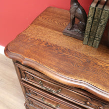 Load image into Gallery viewer, x SOLD Antique French Chest of Drawers, Oak 3 Drawer Hall Cabinet, Foyer Chest Drawers B10572
