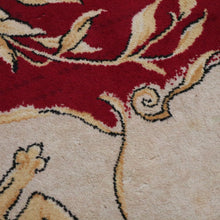 Load image into Gallery viewer, x SOLD Antique Handmade Rug, c1952 Coronation of Her Majesty Queen Elizabeth II Rug. B11093
