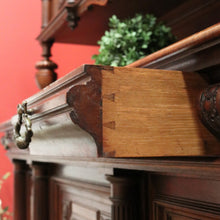 Load image into Gallery viewer, x SOLD Antique Sideboard, French Walnut Sideboard, Buffet Cabinet Cupboard with Drawers B10852
