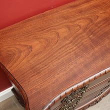 Load image into Gallery viewer, x SOLD Vintage French Mahogany 4 Drawer Carved Bedroom Hallway Chest of Drawers Cabinet B10704

