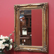 Load image into Gallery viewer, x SOLD Vintage Wall Mirror or Mantle Mirror Vanity Mirror Gilt Wood Mirror French Style B11090
