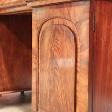 Load image into Gallery viewer, x SOLD Antique English Mahogany Sideboard Antique Inverted Twin Pedestal Sideboard B10984
