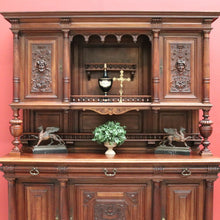 Load image into Gallery viewer, x SOLD Antique Sideboard, French Walnut Sideboard, Buffet Cabinet Cupboard with Drawers B10852
