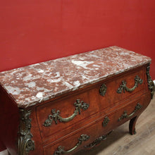 Load image into Gallery viewer, x SOLD Antique French Chest of Drawers, Marble Top Hall Cupboard, Burr Walnut Chest B11073

