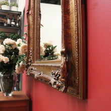 Load image into Gallery viewer, x SOLD Vintage Wall Mirror or Mantle Mirror Vanity Mirror Gilt Wood Mirror French Style B11090
