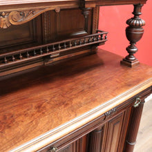 Load image into Gallery viewer, x SOLD Antique Sideboard, French Walnut Sideboard, Buffet Cabinet Cupboard with Drawers B10852
