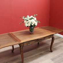 Load image into Gallery viewer, x SOLD Antique French Oak 2 Leaf Extension Dining Table, Kitchen Table with 2 Leaves B10688
