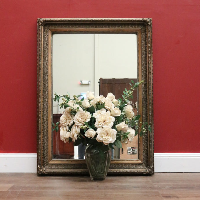 Vintage Rectangular Mirror Intricate Detailed French Wall, Hall, Bed Room Mirror B10996