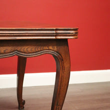 Load image into Gallery viewer, x SOLD Antique French Oak 2 Leaf Extension Dining Table Parquetry Top Kitchen Table. B10335
