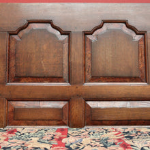 Load image into Gallery viewer, x SOLD Antique Georgian Oak Settle, Hall Chair, English Oak Bench Seat or Arm Chair. B9673
