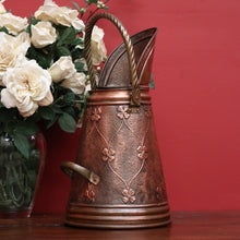 Load image into Gallery viewer, x SOLD Antique French Copper Coal Scuttle now Umbrella Holder Plant Pot Display Piece. B10114
