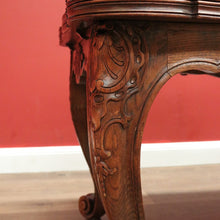 Load image into Gallery viewer, x SOLD Antique French Oak Two Leaf Dining or Kitchen Table, parquetry Table Top B11226
