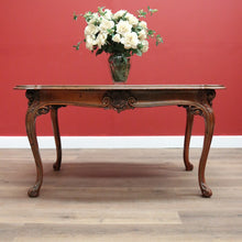 Load image into Gallery viewer, Antique French Rosewood Dining Table, Gilt Brass Trim Kitchen Table Centre Table B10649
