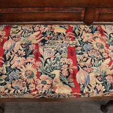 Load image into Gallery viewer, x SOLD Antique Georgian Oak Settle, Hall Chair, English Oak Bench Seat or Arm Chair. B9673
