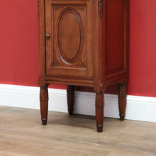 Load image into Gallery viewer, x SOLD Antique French Walnut and Onyx Top Bedside Cabinet, Lamp, Side or Bedside Table B10906
