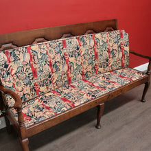 Load image into Gallery viewer, x SOLD Antique Georgian Oak Settle, Hall Chair, English Oak Bench Seat or Arm Chair. B9673
