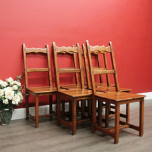 Load image into Gallery viewer, x SOLD Set of 6 Dining Chairs, Antique French Country Farmhouse Dining Kitchen Chairs B10483
