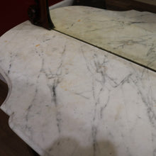 Load image into Gallery viewer, x SOLD Antique English Credenza, or Marble Top , Mirror Back Sideboard or Hall Cabinet
