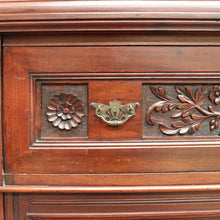 Load image into Gallery viewer, x SOLD Antique English Walnut Secretaire Bookcase, Antique Bookcase Bureau Desk B10999
