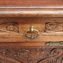 Load image into Gallery viewer, x SOLD Antique Sideboard, French Oak 3 Door, Drawer Sideboard Buffet Cabinet Cupboard B10294
