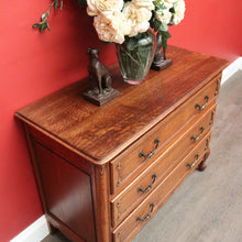 Load image into Gallery viewer, x SOLD Vintage French Chest of Drawers, Hall Cabinet Lamp Side Cupboard with 3 Drawers B10208
