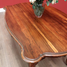 Load image into Gallery viewer, x SOLD Antique French Rosewood Dining Table, Gilt Brass Trim Kitchen Table Centre Table B10649
