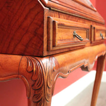 Load image into Gallery viewer, x SOLD Antique French Writing Bureau, Walnut and Burr Walnut Desk Office Desk Bureau. B10337
