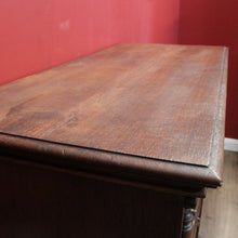 Load image into Gallery viewer, x SOLD Antique French Chest of Drawers, French Oak and Brass Carved Hall Chest Cabinet B10882
