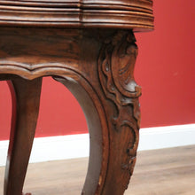 Load image into Gallery viewer, x SOLD Antique French Oak Two Leaf Dining or Kitchen Table, parquetry Table Top B11226
