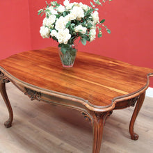 Load image into Gallery viewer, x SOLD Antique French Rosewood Dining Table, Gilt Brass Trim Kitchen Table Centre Table B10649
